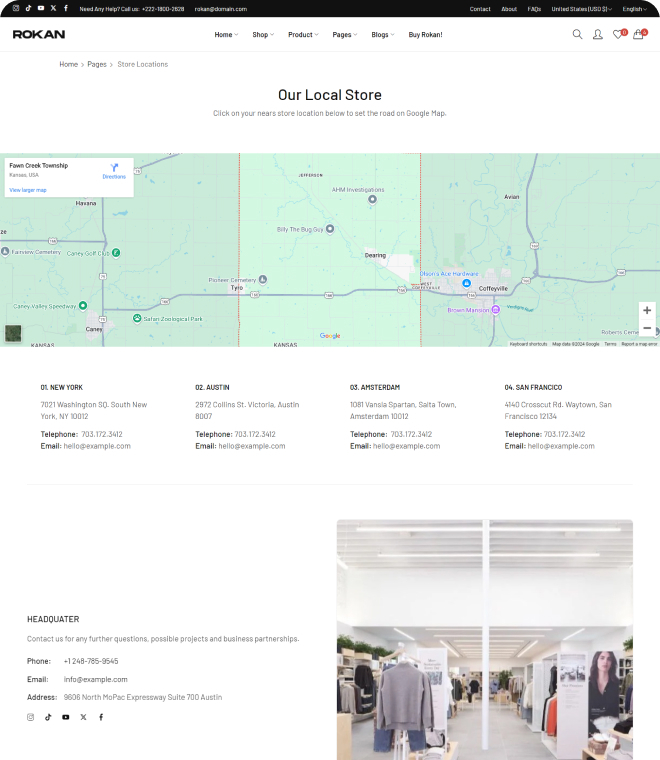 Store Location