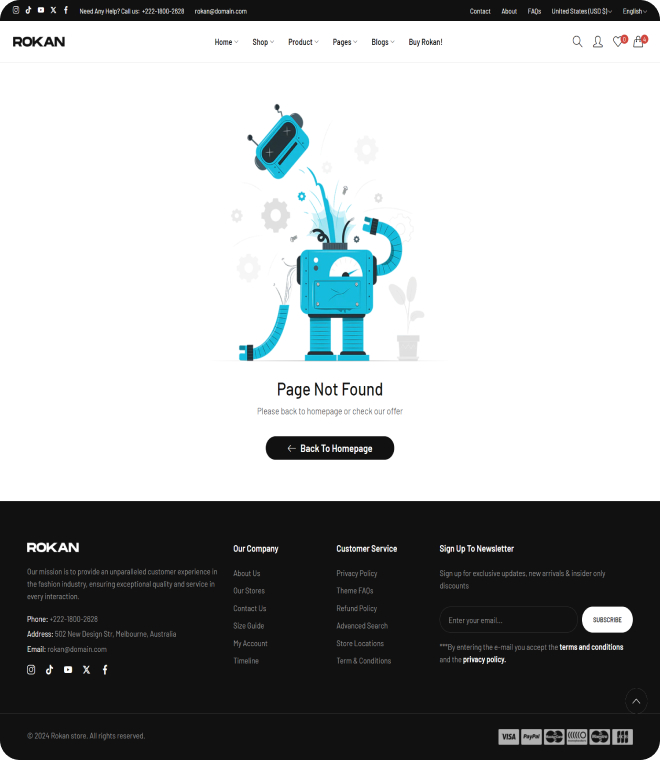 404 Page